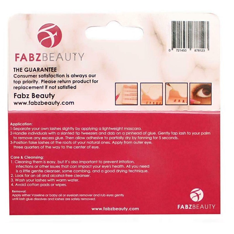 Individual False Eyelashes Flare Cluster Lash Extensions Knotted Lashes (Medium