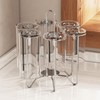 Glass Stand (with Tray) Glass Holder for Draining, Drying Glass,