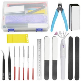 WMYCONGCONG 17 PCS Gundam Model Tools Kit Hobby Building Tools Craft Set for Basic Model Building Repairing and Fixing