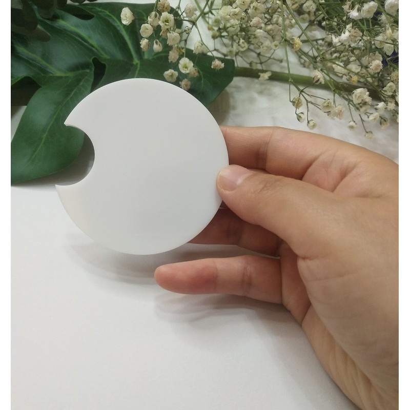 Juego de 10 posavasos de acrílico para coche, decoración de