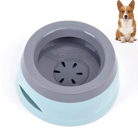 Pet Car Bowl, Drinking Bowl for Dogs, Water Bowl Dog On the Go, 750 ml, Leak-Proof, Splash Guard, Practical Travel Bowl, Plastic Removable Portable Water Bowl, Dog Bowl, Blue for Balconies