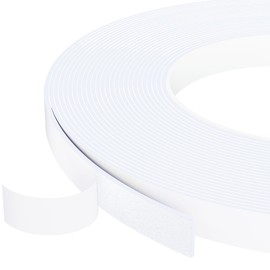 1/2 Inch Wide 1/17 Inch Thick White Window Sealing Tape,Weather Stripping Door Seal,Foam Insulation Tape,Single-Sided Self-Adhesive Foam Strips,33 Feet Long