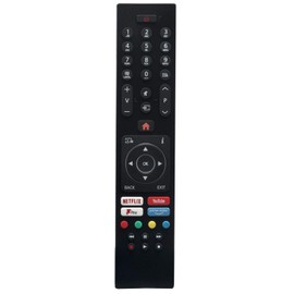 RC43137P Replace Remote Control - VINABTY Replace Remote for Bush Digihome Finlux Smart TV 32-EB-HD 49-EB-FHD 43-EB-FHD 40-EB-FHD 43-FUD-8020 49-EB-UHD 49-FUD-8020 55-FUD-8020 65-FUD-8020 32-FHD-5120