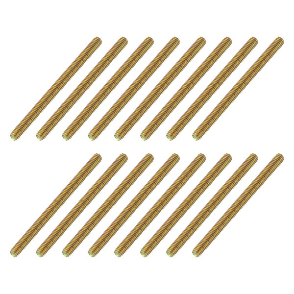 uxcell 16 Pack Fully All Threaded Rod 5/16" Thread, 4-1/4"