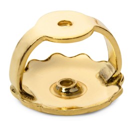 Reemplazo de la parte trasera de los arete | Oro blanco macizo o amarillo de 14 quilates | tornillo roscado | calidad troquelado | Tamaños de los postes .032" o .040"
