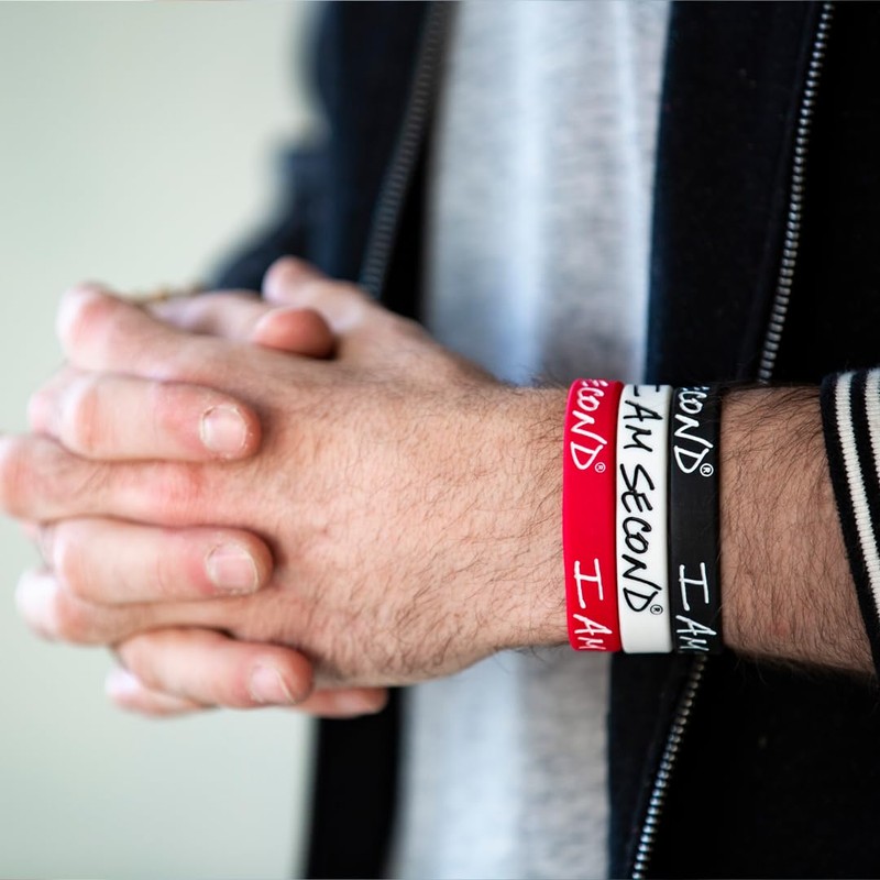 I Am Second - Paquete de 3 pulseras de silicona