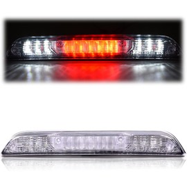VRracing LED Third Brake Lights Cargo Lamp Center High Cap Mount Tail Light Chrome Housing Compatible For Ford F-150 F150 2015-2019 2016 2017 2018