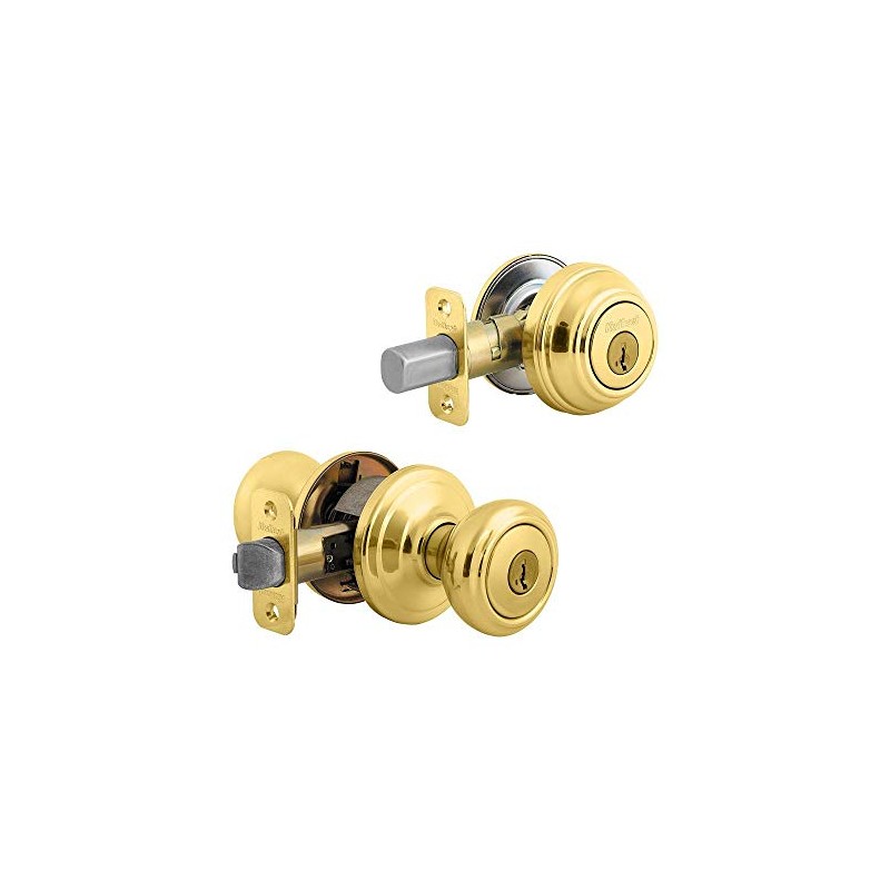 Kwikset 991 Cameron Entry Knob and Single Cylinder Deadbolt Combo