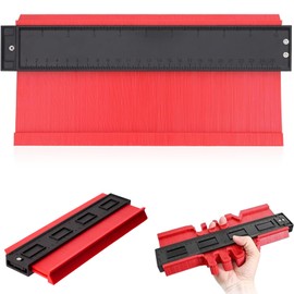 Contour Gauge Duplicator 10 Inch Widen Profile Tool Precise Measuring of Irregular Shapes for DIY Handyman Woodworking/Flooring/Tile Laying (25 cm/10 inches)