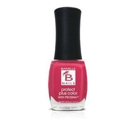 Barielle Protect Plus Color Nail Polish - Elated, A Deep Coral Nail Color with Prosina .45 ounces