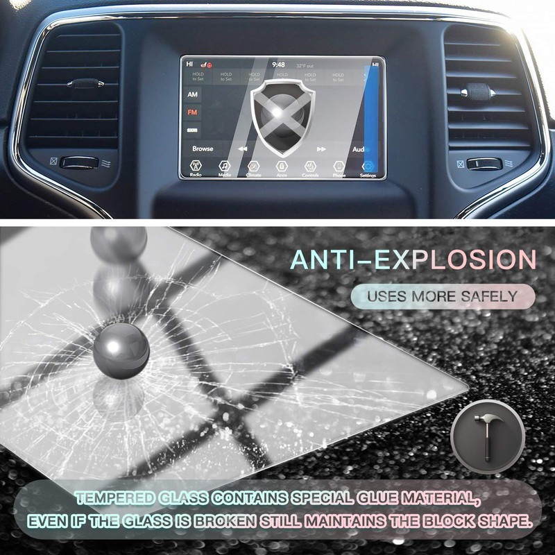 CDEFG Car Touchscreen Navigation Touch Screen Protector for 2018 2019