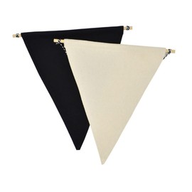 iplusmile Black Hanging Badge Banner Pennant Wall Display Canvas for Pin and Brooch Collection Multifunctional Cotton Brooch Display Pendant for Party and Wedding Decoration