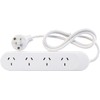 HPM Standard 4 Outlet Powerboard White