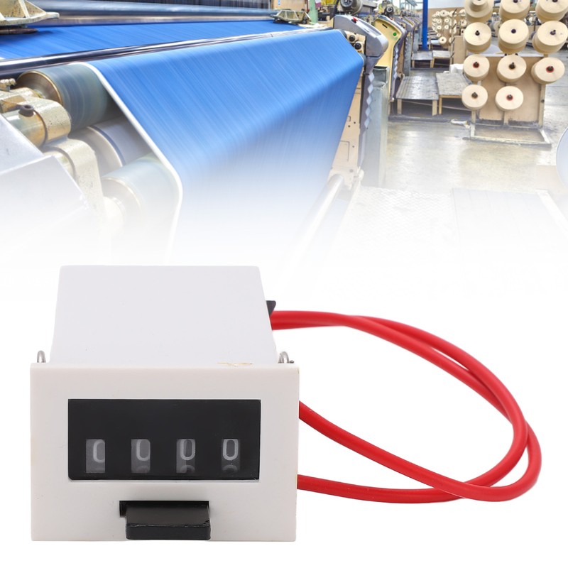 Electromagnetic Counter 4 Digit Accurate Measuring PC Industrial Digital Counter