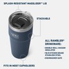 YETI Rambler 20 oz Stackable Tumbler, Stainless Steel, Vacuum Insulated