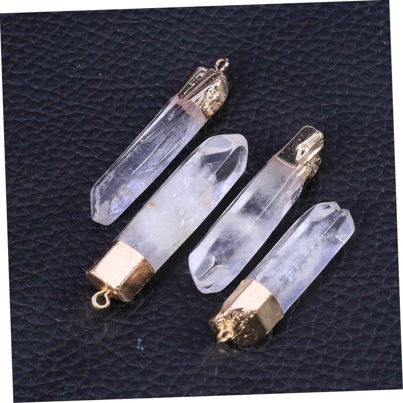 Operitacx 4pcs for an Anniversary Christmas Decorations Crystal Pendants DIY