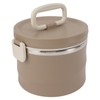 Insulated Food Container 304 Stainless Steel PP Stackable Portable Round