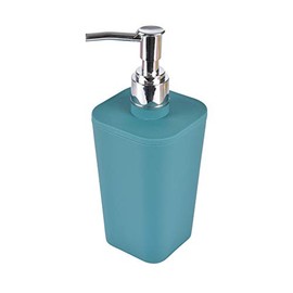 Douceur d'Intérieur 7.3 x 7.3 x 18 cm Soft Touch Plastic Soap Dispenser - Blue / Emerald