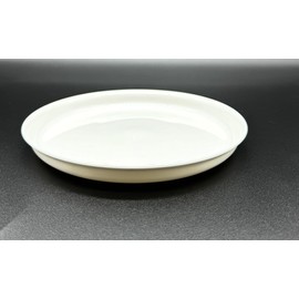 Plate Diameter 18 cm White Camping Picnic Outdoor 100% Recyclable