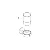 GROHE Start 41194DC0 Glass with Holder (Material: Glass/Metal, Concealed Fixing,