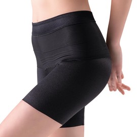 Atsugi 88239AS Women's Panties, Pelvic Makeup, Hem Shorts with Pelvic Belt, 3/4 Length, Black