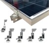 Smarkey Solar Panel Assembly Mounting Z Bracket Kits 4 Units