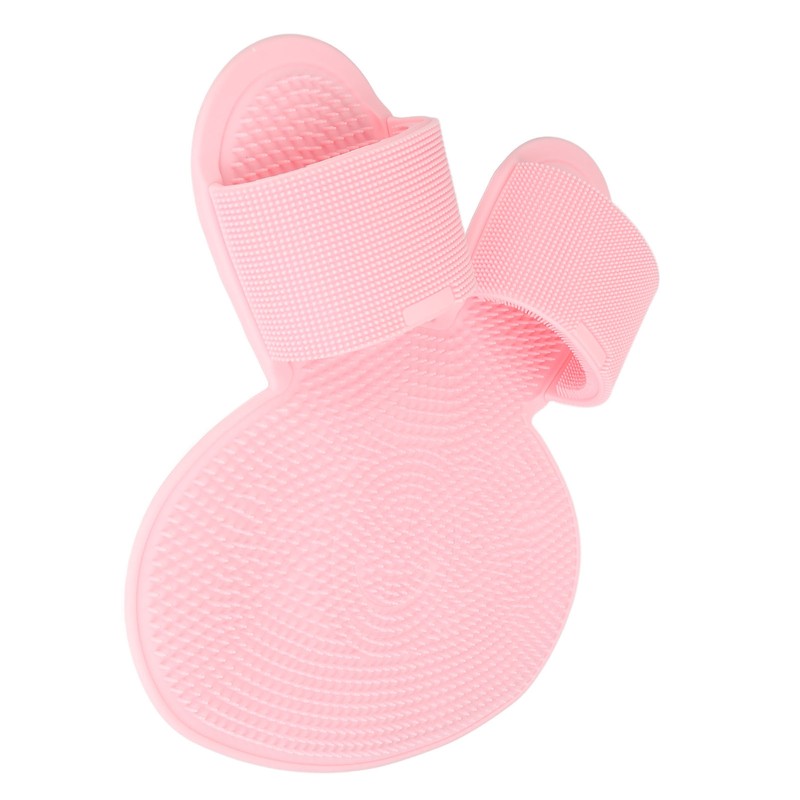 Foot Scrubber Shower Mat with Strong Suction Cups Prevent Slip