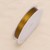 Xeahung - Alambre de acero inoxidable dorado de 0,5 mm,