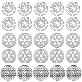 UptVin Pack of 25 Heat Protection Plate Repair Kit, Heat Protection Plate Repair Kit for Car 30 mm Clamping Discs Heat Protection Plate, 52 mm Repair Sheets for Most Cars