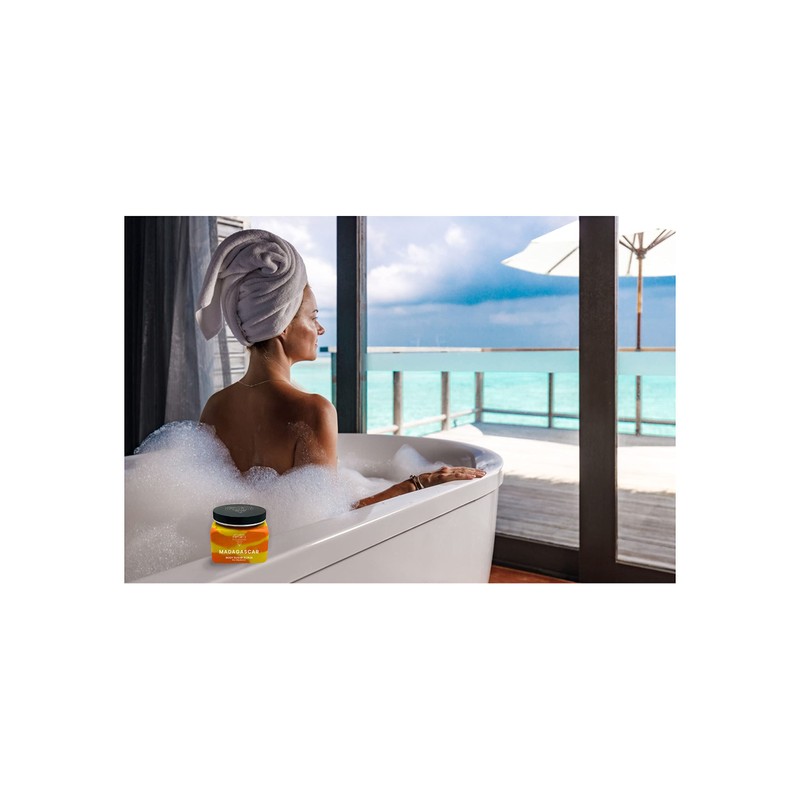Diamond Empire Organic Madagascar Body Sugar Scrub with Surprise Jewellery