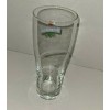 Heineken Beer Glass Red Star Logo Etching 6.5” Pilsner
