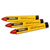 Johnson Level & Tool 40-0652 Red Lumber Crayons - 3/Pack