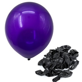 Allgala 100 Count 9 Inch Helium Grade Premium Latex Balloons (Deep Purple)