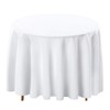 Surmente Tablecloth 90 Inch Round Polyester Table Cloth for Weddings,