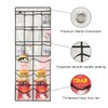 TidyMaster Extra Large Hanging Crystal Clear Over Door Shoe Organizers,