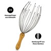 BAMBUA - Head massage spider with 24 fingers - bamboo