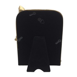 Aispama Vintage Photo Frame with Real Glass Front, Ornate Picture Frames for Wall or Tabletop Display, Antique Gold 4x6 Inch Resin Photo Frame for Home Décor