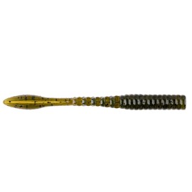 Northland Eye-Candy Jig Crawler Worm Green Pumpkin