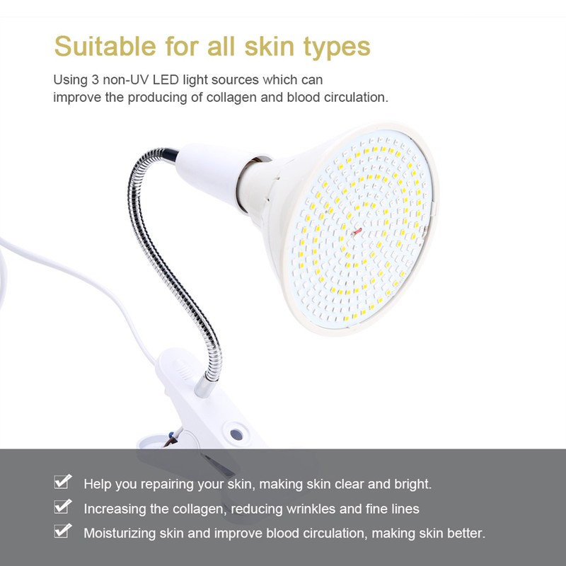 3 Colors LED Skin Rejuvenation Light Professional Acne Wrinkle Removal