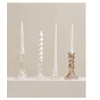 Vintage Glass Candlesticks Candles Holders Candelabras Wedding Celebration Centerpiece Taper
