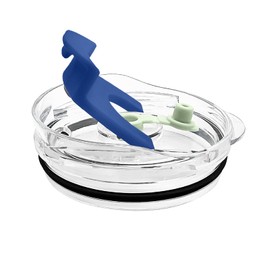 AiHeart 30/40 oz Tumbler Replacement Lids,1pack Spill Proof Straw Lids for YETI,Old Style RTIC,Ozark Trail and More,for Travel Tumblers,Stainless Steel Tumblers,Straw and Sippy Friendly(Blue)