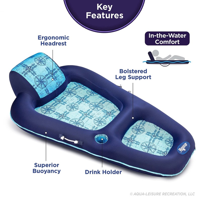 Aqua Luxury Water Pool Lounge – Extra Large – Inflatable