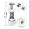 sourcing map CPU Water Cooling Head Screw Iron Fixing Screws
