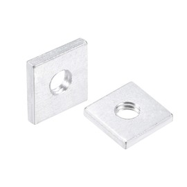 sourcing map Square Nuts, M5x12mmx2mm Zinc-Plated Metric Coarse Thread Assortment Kit, 25 Pcs