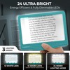MAGNIPROS 5X [Rechargeable] LED Page Magnifier | 3 Stepless Color