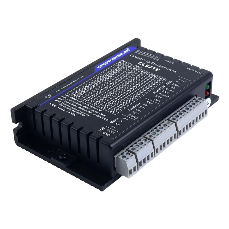 STEPPERONLINE 1 Axis Stepper CNC Kit 3.0Nm(424.83oz.in) Encoder 1000PPR(4000CPR) Nema