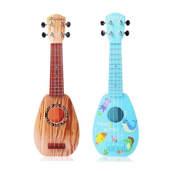 YOLOPLUS+ 17 Inch Kids Ukulele Guitar Toy 4 Strings Mini