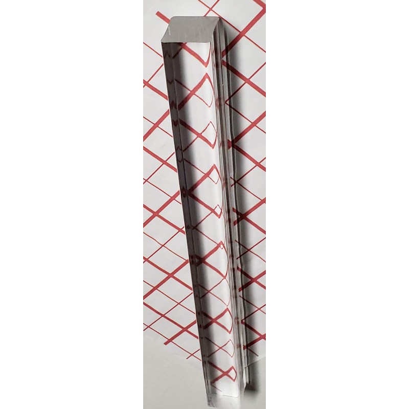 1" x 1" x 24" Long Square Clear Extruded Acrylic