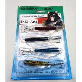 Tom's Taz Lures Bass Multipack - 13.5 Gram Tasmanian Devil Fishing Lure