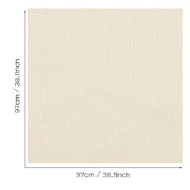 Allazone Large Punch Needle Fabric Tufting Cloth Punch Needle Fabric Monk Cloth for Handmade Embroidery, Punch Needle Frame, 100 x 100 cm